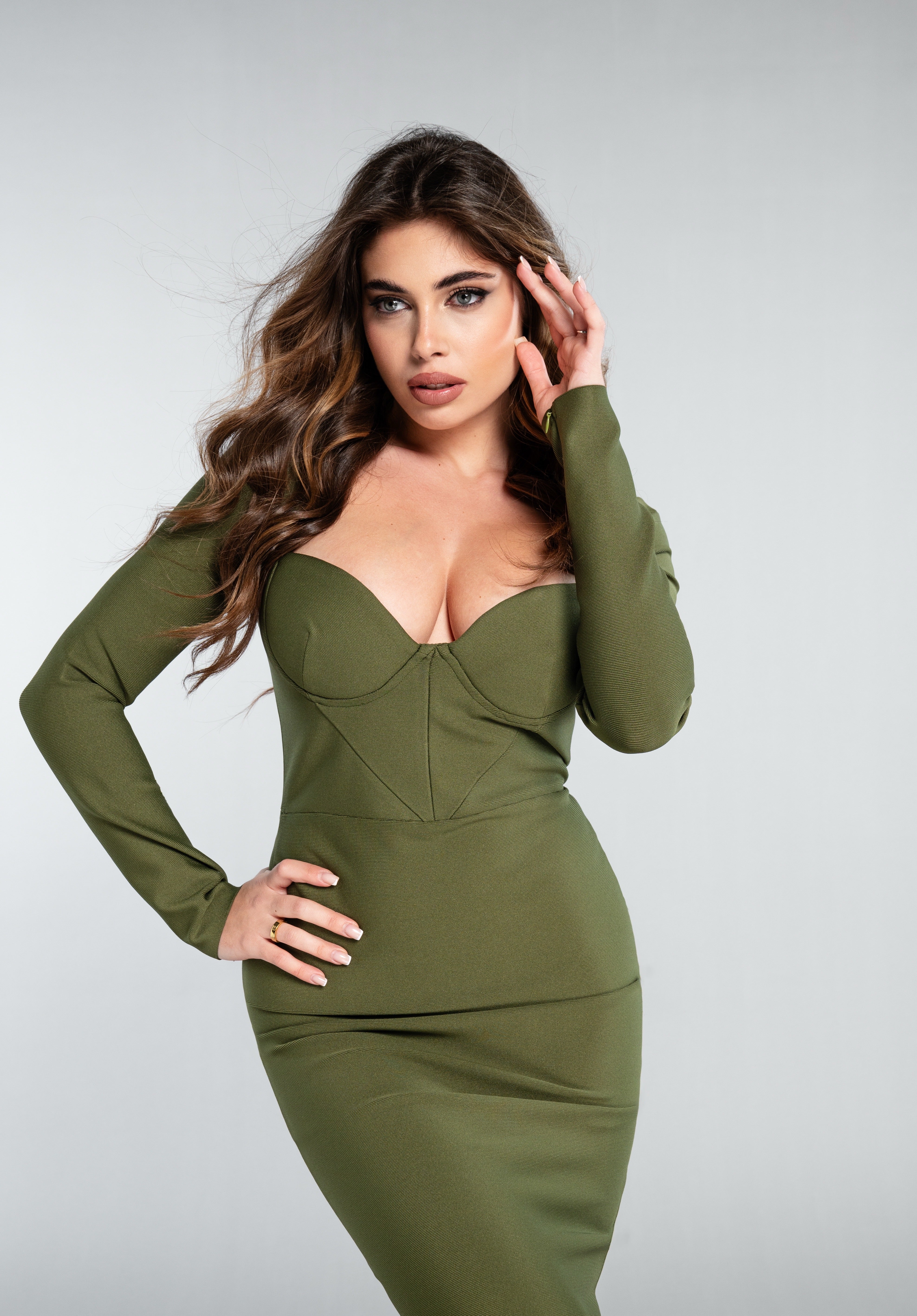 MILITARY MAXI DRESS