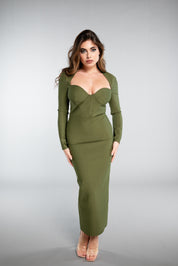 MILITARY MAXI DRESS