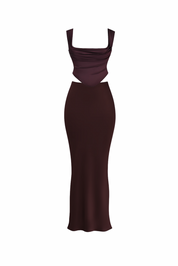 SATIN CHOCO SET