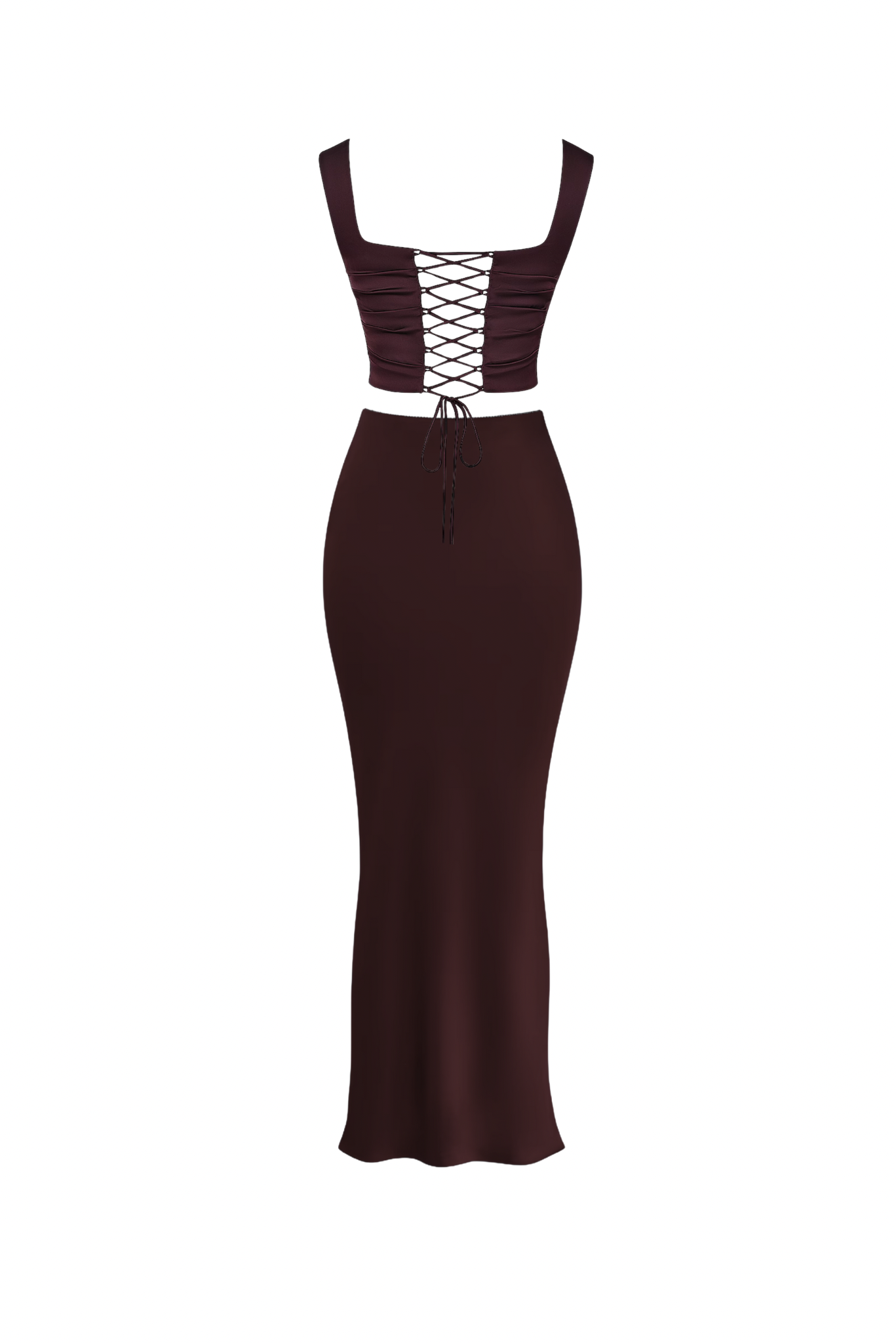 SATIN CHOCO SET