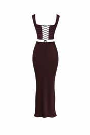 SATIN CHOCO SET